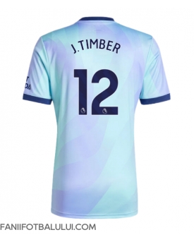 Arsenal Jurrien Timber #12 Tricou Fotbal Replică 2024-25 Barbati Treilea